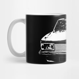 Morris Ital 1980s British classic car monoblock white Mug